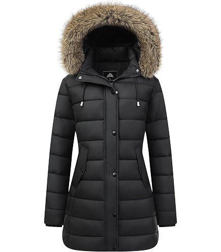 Amazon.com: GOLDLADIES Women's Winter Coat Long Waterproof Parka